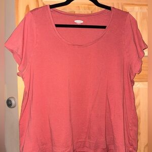 Old Navy Women's Rose Short Sleeve Tee